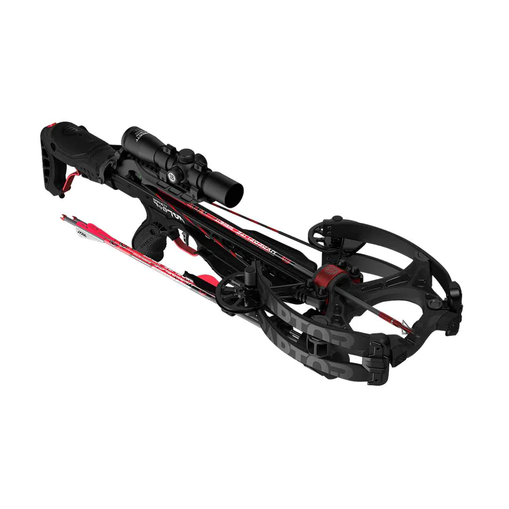 Barnett Hyper Raptor Crossbow Package, buy Barnett Hyper Raptor, 410 FPS crossbow, HyperFlite arrow crossbow, crossbows for sale, Hyper Raptor Barnett crossbow, small diameter arrow crossbow, TriggerTech crossbow, crossbow for deer hunting, high-speed crossbow, Crossbow Supplies hunting gear